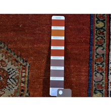 Load image into Gallery viewer, 4&#39;8&quot;x12&#39; Brick Red Antique North West Persian Wide Gallery Size Runner, Dated 1876 Even Wear Pure Wool Abrush Hand Knotted Clean Oriental Rug FWR399942