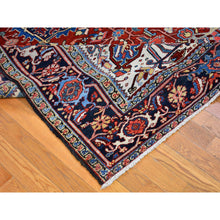 Load image into Gallery viewer, 8&#39;3&quot;x11&#39;3&quot; Brick Red Antique Persian Heriz Shiny And Vivid Colors Natural Wool Good Condition Hand Knotted Clean Oriental Rug FWR399966