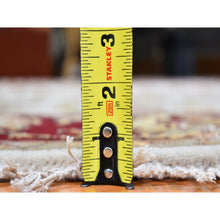 Load image into Gallery viewer, 6&#39;1&quot;x6&#39;1&quot; Ivory Rajasthan Half Wool And Half Silk Floral Design Thick And Plush Hand Knotted Round Oriental Rug FWR400356