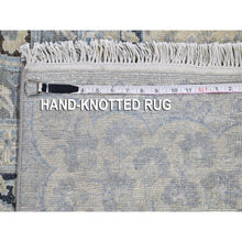 Load image into Gallery viewer, 11&#39;10&quot;x16&#39; Oversized Ivory Silk With Textured Wool Tree Of Life Meditation Design Hand Knotted Oriental Rug FWR400410