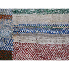 Load image into Gallery viewer, 4&#39;1&quot;x5&#39; New Persian Gabbeh Organic Wool Multi-color Hand Knotted Oriental Rug FWR400662