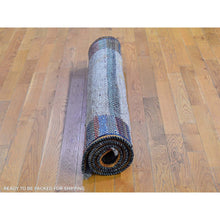 Load image into Gallery viewer, 4&#39;1&quot;x5&#39; New Persian Gabbeh Organic Wool Multi-color Hand Knotted Oriental Rug FWR400662