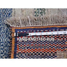 Load image into Gallery viewer, 4&#39;1&quot;x5&#39; New Persian Gabbeh Organic Wool Multi-color Hand Knotted Oriental Rug FWR400662