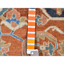 Load image into Gallery viewer, 9&#39;5&quot;x12&#39;7&quot; Terracotta Antique Persian Heriz Good Condition Serrated Leaf Design Natural Wool Clean Hand Knotted Oriental Rug FWR401034