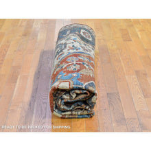 Load image into Gallery viewer, 9&#39;5&quot;x12&#39;7&quot; Terracotta Antique Persian Heriz Good Condition Serrated Leaf Design Natural Wool Clean Hand Knotted Oriental Rug FWR401034