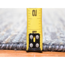 Load image into Gallery viewer, 12&#39;x18&#39; Blue Oceanic Wool And Pure Silk Horizontal Ombre Design Hand Knotted Oriental Oversized Rug FWR401844