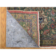 Load image into Gallery viewer, 9&#39;2&quot;x19&#39;2&quot; Pink Hand Knotted Antique Turkish Sivas Worn And Distressed, Clean Pure Wool Long And Narrow Gallery Size Oriental Rug FWR401970