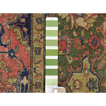 Load image into Gallery viewer, 9&#39;2&quot;x19&#39;2&quot; Pink Hand Knotted Antique Turkish Sivas Worn And Distressed, Clean Pure Wool Long And Narrow Gallery Size Oriental Rug FWR401970
