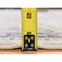 Load image into Gallery viewer, 10&#39;x13&#39; Ivory Antique Persian Kerman, Full Pile Excellent Condition And Soft Paisley Design Hand Knotted Pure Wool Oriental Rug FWR401988