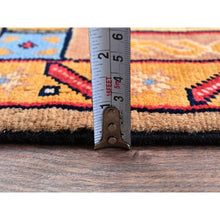 Load image into Gallery viewer, 5&#39;x6&#39;10&quot; Nugget Brown, Afghan Khamyab With Khotan Design, Hand Knotted, Soft And Velvety Wool, Vegetable Dyes, Oriental Rug FWR4032