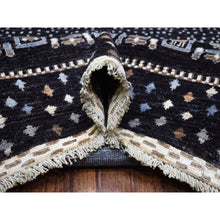 Load image into Gallery viewer, 10&#39;2&quot;x14&#39;1&quot; Light Gray Kashkuli Gabbeh With Soft, Velvety Plush Vibrant Wool Hand Knotted Oriental Rug FWR405186