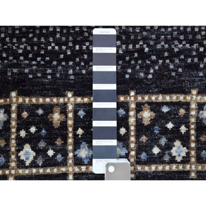 10'2"x14'1" Light Gray Kashkuli Gabbeh With Soft, Velvety Plush Vibrant Wool Hand Knotted Oriental Rug FWR405186