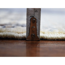 Load image into Gallery viewer, 10&#39;2&quot;x14&#39;1&quot; Light Gray Kashkuli Gabbeh With Soft, Velvety Plush Vibrant Wool Hand Knotted Oriental Rug FWR405186