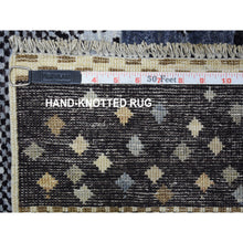 Load image into Gallery viewer, 10&#39;2&quot;x14&#39;1&quot; Light Gray Kashkuli Gabbeh With Soft, Velvety Plush Vibrant Wool Hand Knotted Oriental Rug FWR405186