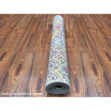 Load image into Gallery viewer, 3&#39;5&quot;x4&#39;10&quot; All New Hand Knotted Pure Velvety Wool In A Colorful Palette Super Kazak Khorjin Oriental Rug FWR405240