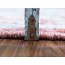 Load image into Gallery viewer, 4&#39;1&quot;x6&#39; Red Angora Oushak With Faded Out Colors Extra Soft, Velvety Wool Hand Knotted Oriental Rug FWR405486