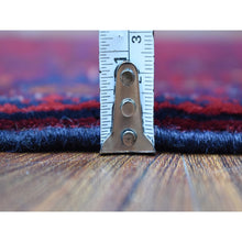Load image into Gallery viewer, 3&#39;4&quot;x5&#39; Afghan Khamyab With Geometric Medallions Design Hand Knotted Deep And Saturated Red Denser Weave With Shiny Wool Oriental Rug FWR408534