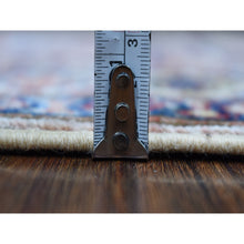 Load image into Gallery viewer, 2&#39;7&quot;x9&#39;8&quot; Super Kazak With Tribal Medallions Design Light Brown Pure Wool Hand Knotted Oriental Runner Rug FWR409038