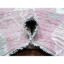 Load image into Gallery viewer, 8&#39;10&quot;x11&#39;9&quot; Blush Pink Moroccan Berber With Arts And Crafts Hand Knotted Soft Natural Wool Oriental Rug FWR412494