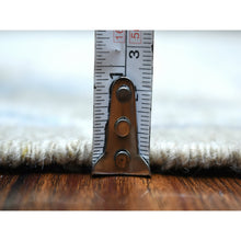 Load image into Gallery viewer, 6&#39;1&quot;x9&#39;7&quot; Light Brown Angora Oushak With All Over Design Extra Soft Wool Hand Knotted Oriental Rug FWR413184