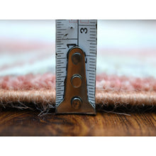 Load image into Gallery viewer, 2&#39;10&quot;x9&#39;6&quot; Coral Red Afghan Angora Oushak With Geometric Medallions Design Soft Wool Hand Knotted Oriental Runner Rug FWR413910