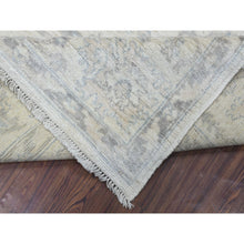 Load image into Gallery viewer, 8&#39;1&quot;x9&#39;7&quot; Ivory Angora Oushak With All Over Design Soft Wool Hand Knotted Oriental Rug FWR415554
