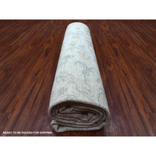 Load image into Gallery viewer, 8&#39;1&quot;x9&#39;7&quot; Ivory Angora Oushak With All Over Design Soft Wool Hand Knotted Oriental Rug FWR415554
