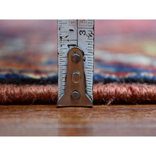 Load image into Gallery viewer, 10&#39;x13&#39;9&quot; Soft Wool Hand Knotted Coral Red Afghan Ersari With Geometric Elephant Feet Design Oriental Rug FWR417186