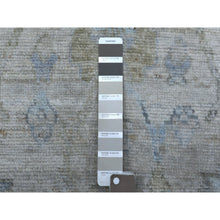 Load image into Gallery viewer, 6&#39;x9&#39;1&quot; Hand Knotted Beige Angora Oushak With Soft Colors Afghan Wool Oriental Rug FWR418104