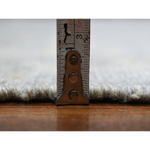 Load image into Gallery viewer, 8&#39;x9&#39;10&quot; Hand Knotted, Gray, Afghan Angora Ushak With Floral Pattern And Soft Wool Oriental Rug FWR418704