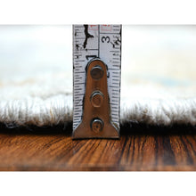 Load image into Gallery viewer, 2&#39;8&quot;x9&#39;9&quot; Afghan Angora Ushak With Beautiful, Color Pattern Soft And Pliable Wool Hand Knotted Gray Oriental Runner Rug FWR419112