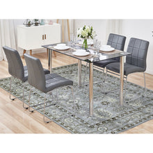 Load image into Gallery viewer, 8&#39;1&quot;x9&#39;8&quot; Gray with a Blend of Bold Colors All Over Design Angora Oushak Hand Knotted Soft Afghan Wool Oriental Rug FWR420414