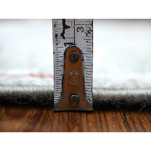 Load image into Gallery viewer, 2&#39;10&quot;x17&#39; Gray Afghan Angora Oushak With Touches Of Red Hand Knotted Natural Wool Oriental Xl Runner Rug FWR420708