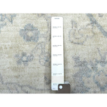 Load image into Gallery viewer, 8&#39;1&quot;x9&#39;8&quot; Gray Afghan Angora Oushak Hand Knotted With All Over Beautiful Design Natural Wool Oriental Rug FWR420750