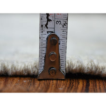 Load image into Gallery viewer, 4&#39;x5&#39;10&quot; Silver Gray Hand Knotted Afghan Angora Oushak With Touches Of Blue Soft Wool Oriental Rug FWR420846