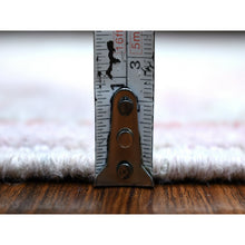 Load image into Gallery viewer, 3&#39;4&quot;x9&#39;9&quot; Anatolian Village Inspired with Large Design Elements and Bird Figurines Pure Wool Hand Knotted Soft Pink Oriental Wide Runner Rug FWR421074