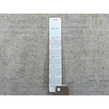 Load image into Gallery viewer, 6&#39;x8&#39;9&quot; Hand Knotted Gray Stone Wash Peshawar With All Over Motifs Extra Soft Wool Oriental Rug FWR421518