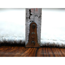 Load image into Gallery viewer, 6&#39;x8&#39;9&quot; Hand Knotted Gray Stone Wash Peshawar With All Over Motifs Extra Soft Wool Oriental Rug FWR421518