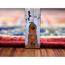 Load image into Gallery viewer, 2&#39;8&quot;x9&#39;7&quot; Coral Red, Afghan Ersari With Bijar Garus Design, Ancient Animal Figurines, Natural Dyes, Densely Woven, Extra Soft Wool, Hand Knotted, Runner Oriental Rug FWR423708