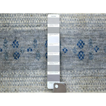 Load image into Gallery viewer, 4&#39;x5&#39;9&quot; Gray, Afghan Kashkuli Gabbeh Influenced by Motifs in Nature, Hand Spun Wool, Natural Dyes, Hand Knotted, Oriental Rug FWR424194