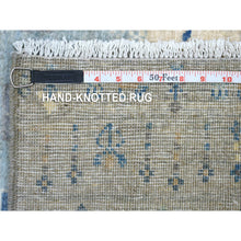 Load image into Gallery viewer, 4&#39;x5&#39;9&quot; Gray, Afghan Kashkuli Gabbeh Influenced by Motifs in Nature, Hand Spun Wool, Natural Dyes, Hand Knotted, Oriental Rug FWR424194