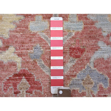 Load image into Gallery viewer, 12&#39;x16&#39; Coral Red, Afghan Angora Ushak With All Over Motifs, Hand Knotted, Pure Wool Oversized Oriental Rug FWR424506