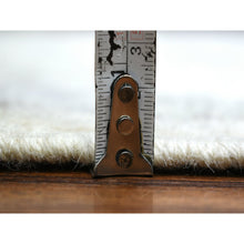 Load image into Gallery viewer, 8&#39;1&quot;x10&#39; Ivory, Afghan Angora Oushak With All Over Leaf Design, Hand Knotted, Pure Wool Oriental Rug FWR425160