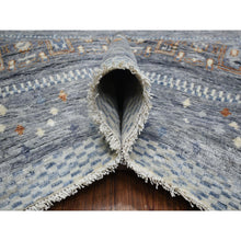 Load image into Gallery viewer, 11&#39;8&quot;x14&#39; Gray, Afghan Kashkuli Gabbeh With Soft Cool Tones, Hand Spun Wool, Fine Weave, Natural Dyes, Hand Knotted, Oversized, Oriental Rug FWR425238