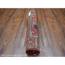 Load image into Gallery viewer, 2&#39;x2&#39;10&quot; Brick Red, Natural Dyes, Afghan Ersari with Elephant Feet Design, Hand Knotted, Pure Wool Oriental Rug FWR425856