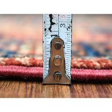 Load image into Gallery viewer, 2&#39;1&quot;x2&#39;10&quot; Coral Red Natural Dyes, Afghan Ersari With Elephant Feet Design. Hand Knotted, Pure Wool Oriental Rug FWR426132