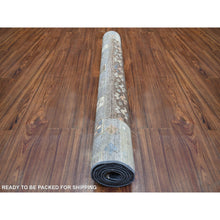 Load image into Gallery viewer, 4&#39;x6&#39; Shades Of Gray Hand Knotted, Afghan Kashkuli Gabbeh, Natural Dyes Fine Weave 100% Wool Oriental Rug FWR426180