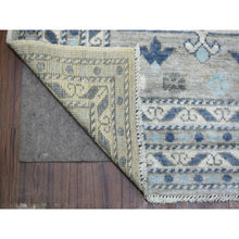 Load image into Gallery viewer, 6&#39;2&quot;x8&#39;7&quot; Gray, Anatolian Design With Geometric Medallions, Supple Wool Hand Knotted, Oriental Rug FWR426750