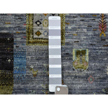 Load image into Gallery viewer, 4&#39;x5&#39;10&quot; Colorful, Afghan Kashkuli Gabbeh With Pictorial Design, Natural Dyes, Hand Knotted, Influenced By Folk Inspired Motifs, Hand Spun Wool Oriental Rug FWR427518