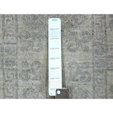 Load image into Gallery viewer, 4&#39;1&quot;x5&#39;9&quot; Ivory, White Wash Peshawar With Motifs, Soft Wool Natural Dyes Hand Knotted, Oriental Rug FWR427554